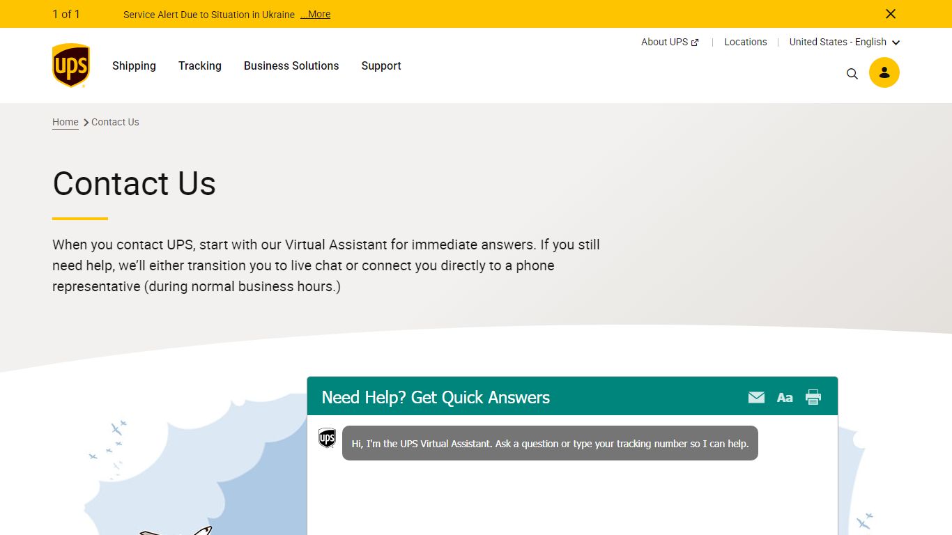 Contact Us | UPS - United States